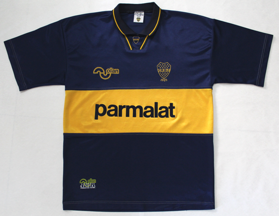Camiseta Retro Boca Juniors Olan   0040 